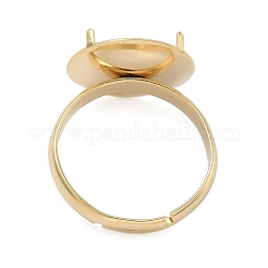 Verstellbare Messing-4-Zinken-Ringfassungen&nbsp;KK-K414-04D-G