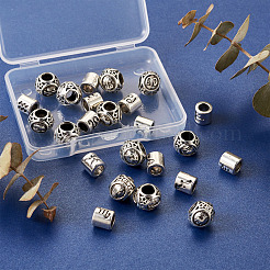 Metall Großlochperlen&nbsp;PALLOY-TA0002-19AS-RS