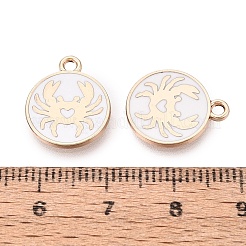 Emaille Anhänger Legierung&nbsp;ENAM-Q002-06G-01