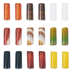 36 Stück 9 Farben Naturachat Perlen Sets&nbsp;G-TA0002-75