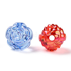 Transparentem Acryl Blumen Perlen&nbsp;TACR-T028-02