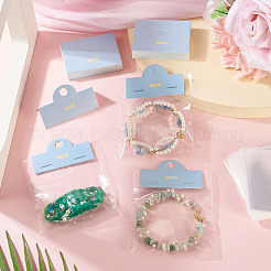 100 Stück faltbare Display-Kopfkarten aus Papier mit Blumendruck&nbsp;CDIS-TA0001-46D