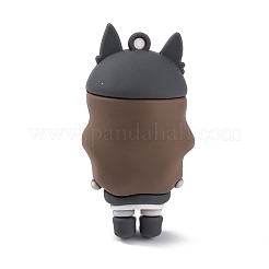 Die 12 chinesische Tierkreis-Mädchen-Puppe PVC-Kunststoff-Anhänger&nbsp;KY-S172-16L