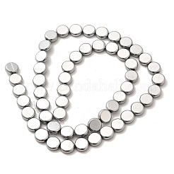 Fili di perline di ematite sintetica non magnetica elettrolitica&nbsp;G-L613-L01-01A