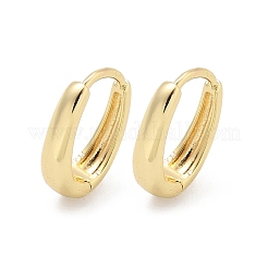 Orecchini a cerchio ovali in ottone&nbsp;EJEW-Z102-33G