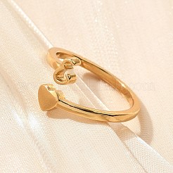 Bagues de manchette en laiton pour femmes&nbsp;RJEW-U044-E