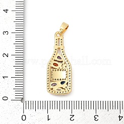 Pendenti in ottone con zirconi cubici&nbsp;KK-U062-62G