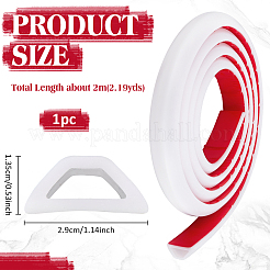 TPE zusammenklappbare Duschschwelle Wasserdamm&nbsp;AJEW-WH0410-78
