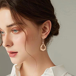 50 pièce de 5 styles de boucles d'oreilles en laiton et acier inoxydable 304&nbsp;FIND-BBC0004-65