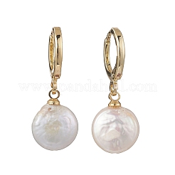 Naturperle Brisur Ohrringe&nbsp;EJEW-JE06877-02