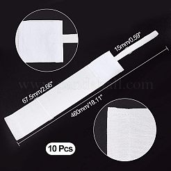 10 Stück Polyester blanke elastische Kapitänsbinden&nbsp;AJEW-CA0003-14