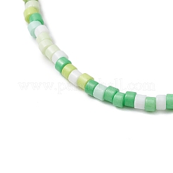 Handgefertigte Stretch-Armbänder aus Glasperlen und synthetischen Türkisperlen für Kinder&nbsp;BJEW-JB11301-02