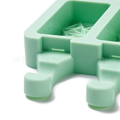 Rechteckige Eiscreme-Silikonformen in Lebensmittelqualität zum Selbermachen&nbsp;DIY-D062-06A