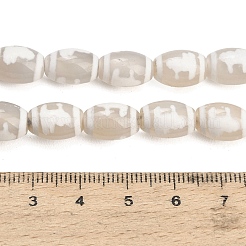 Tibetischen Stil dzi Perlen Stränge&nbsp;GG-CBA4812-C03-8X12MM