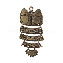 Pendentifs émail d'oiseaux en alliage de cru&nbsp;ENAM-J083-06AB-NF