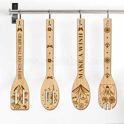 6 cucchiaio di bambù&nbsp;AJEW-WH0411-067