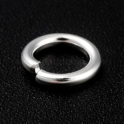 Anillos de salto abiertos de latón chapado en rack&nbsp;KK-O139-18O-S