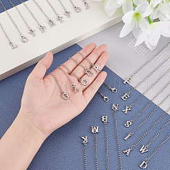 Decorazioni pendenti in strass in lega con lettera a~z&nbsp;HJEW-AB00370