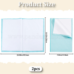 2 chiffon de polissage pour argent à 4 couches&nbsp;TOOL-BBC0001-08A