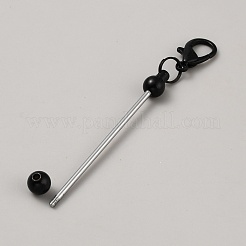 Decorazioni pendenti con perline con barra in lega stampata a spruzzo per la creazione di gioielli fai da te&nbsp;KEYC-WH0025-684P-06