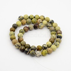 Gemstone sintetico fili tallone rotondo&nbsp;G-P070-52-3mm