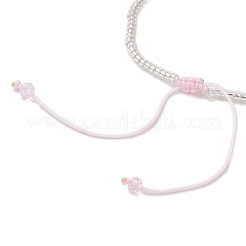 Braccialetti intrecciati con perline di vetro&nbsp;BJEW-MZ00176-04