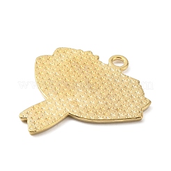 Pendentifs d'émail en alliage&nbsp;FIND-WH0034-21LG-03