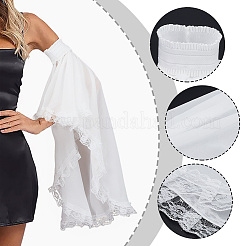 Surmanche en dentelle de polyester pour femmes&nbsp;AJEW-WH0596-855A