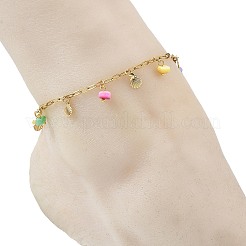 Collares de mujer con borlas en forma de clip de papel&nbsp;AJEW-AN00810-02