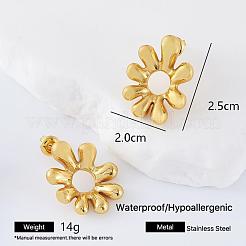 Orecchini a bottone in acciaio inossidabile 304 per donna&nbsp;LS-ET2893
