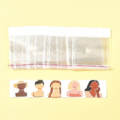 100 stücke 5 arten platz mädchen druck papier ohrring display karten&nbsp;CDIS-FS0001-25