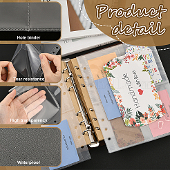 30 pièce 3 styles d'insert en plastique pour album photo&nbsp;FIND-SP0004-57A