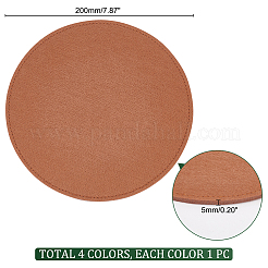 4 Stück Filztaschenbodenformer in 4 Farben&nbsp;DIY-PH0021-33