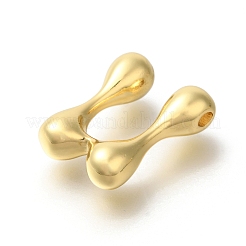 Perles de placage en laiton&nbsp;KK-S051-01G-V