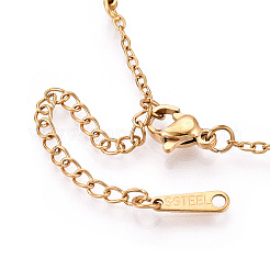 Armbänder aus Messing mit Chakra-Symbolen für Damen&nbsp;BJEW-N039-01G