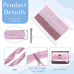 Ruban froissé en polyester 10 couleurs&nbsp;OCOR-TA0001-91B
