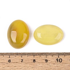 Cabochon di agata gialla naturale (tinta e riscaldata)&nbsp;G-N361-05A-05