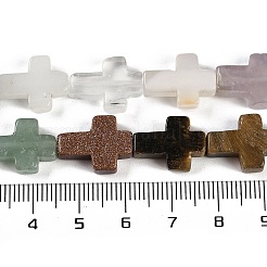 Natürliche und synthetische Mischedelsteinperlen Stränge&nbsp;G-I369-A26-02