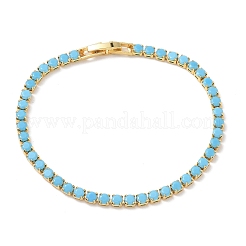 Braccialetti tennis in turchese sintetico&nbsp;KK-CBA964F-01G-04