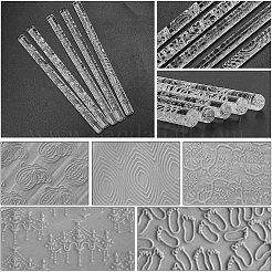 5 Stück Acryl-Nudelholz in 1 Stilen&nbsp;DIY-PH0003-40