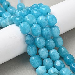 Gefärbte natürliche malaysia jade perlen stränge&nbsp;G-P528-I14-01
