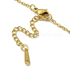 Colliers pendentifs en acier inoxydable 304&nbsp;LS-NJEW-Z025-07G