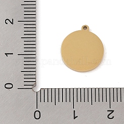 Tema natalizio placcatura ionica (ip) 304 ciondoli in acciaio inossidabile smaltati&nbsp;STAS-Z083-08G-02
