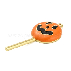 Ciondoli in ottone smaltato di Halloween&nbsp;KK-F915-01E-G