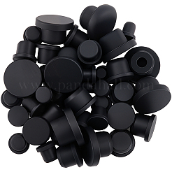 50 pz 5 stili tappi per fori in silicone&nbsp;AJEW-GF0011-62F