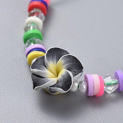 Verstellbarer Nylonfaden Kind geflochtene Perlen Armbänder&nbsp;BJEW-JB04453-M