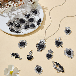 20 pendentif en alliage émaillé de 10 styles&nbsp;ENAM-ME0001-11