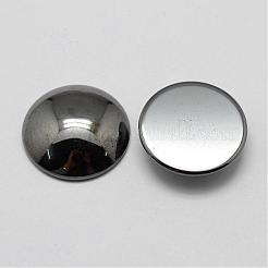 Non magnetici cabochon ematite sintetici&nbsp;G-P162-05-16mm