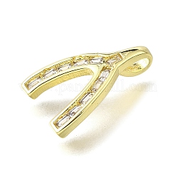 Colgante micropavé cubic zirconia de latón&nbsp;KK-V007-13G