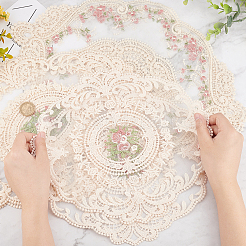 6 Stück Tischsets aus Polyester mit Stickereien in 3 Stilen&nbsp;AJEW-GF0004-86
